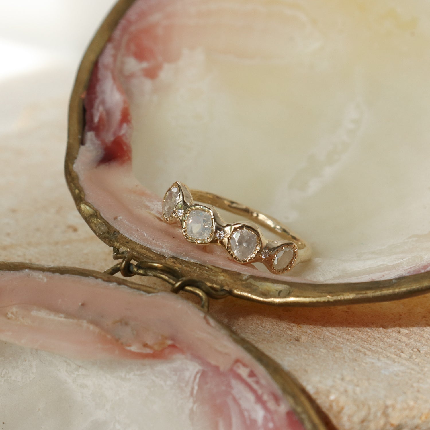 The Lucinda Band | Moonfire Diamonds, Diamonds, 14k Gold