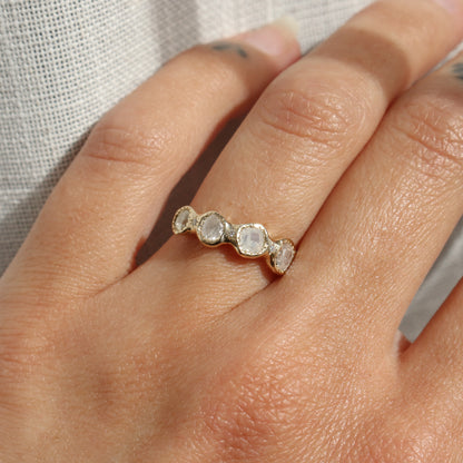 The Lucinda Band | Moonfire Diamonds, Diamonds, 14k Gold