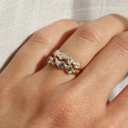 The Lucinda Band | Sapphires, Diamonds, 14k Gold