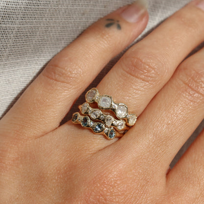 The Lucinda Band | Moonfire Diamonds, Diamonds, 14k Gold