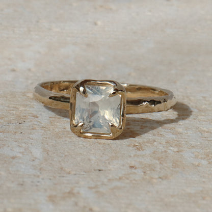 Skye Solitaire  | Light Blue Opalescent Sapphire