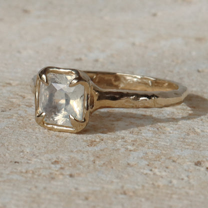 Skye Solitaire  | Light Blue Opalescent Sapphire