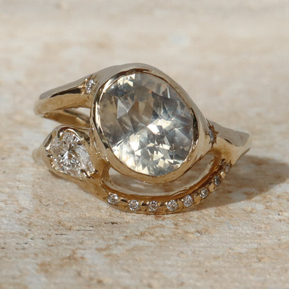 Melusine | Sapphire, Diamonds, 14k Gold