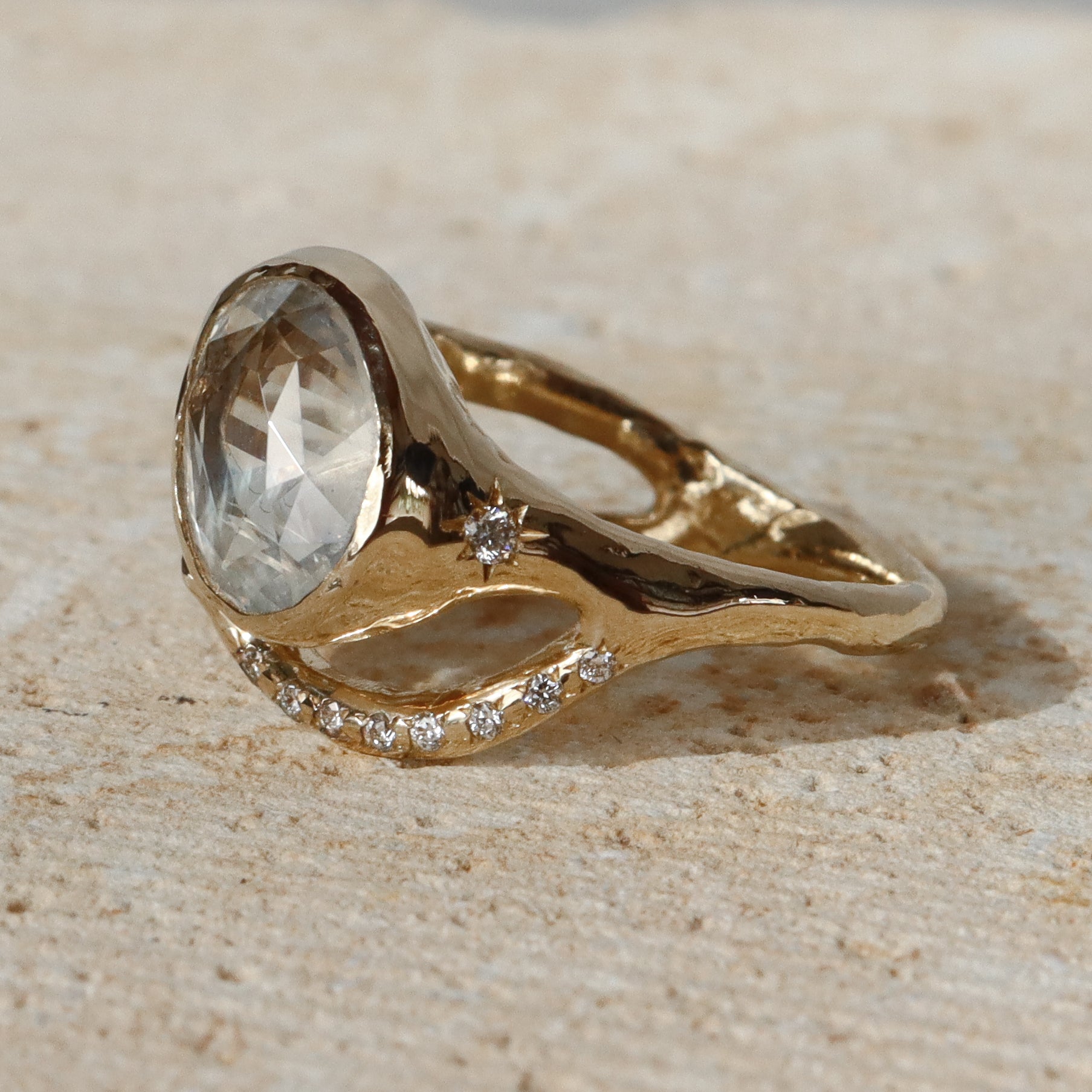 Melusine | Sapphire, Diamonds, 14k Gold