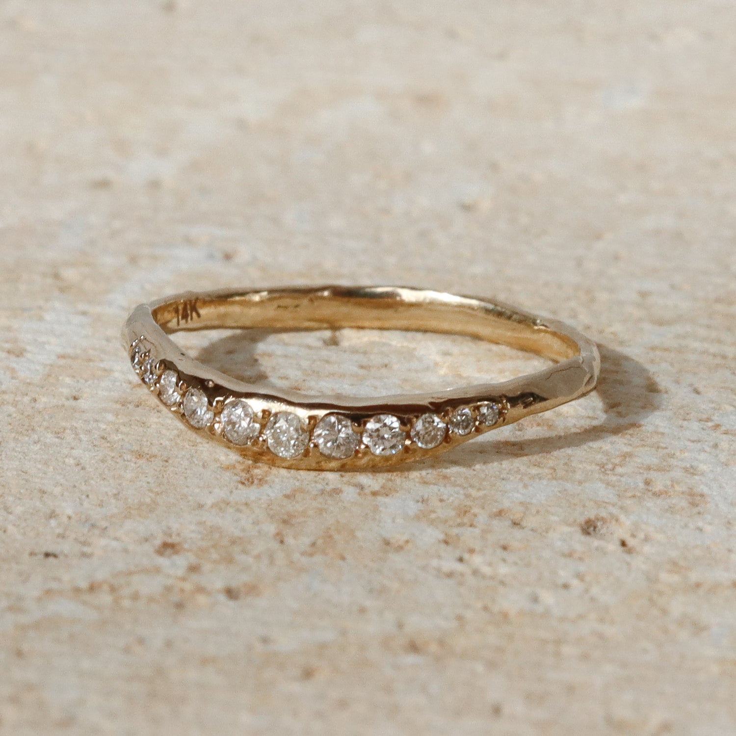 The Aerwyna  | Diamonds, 14k Gold