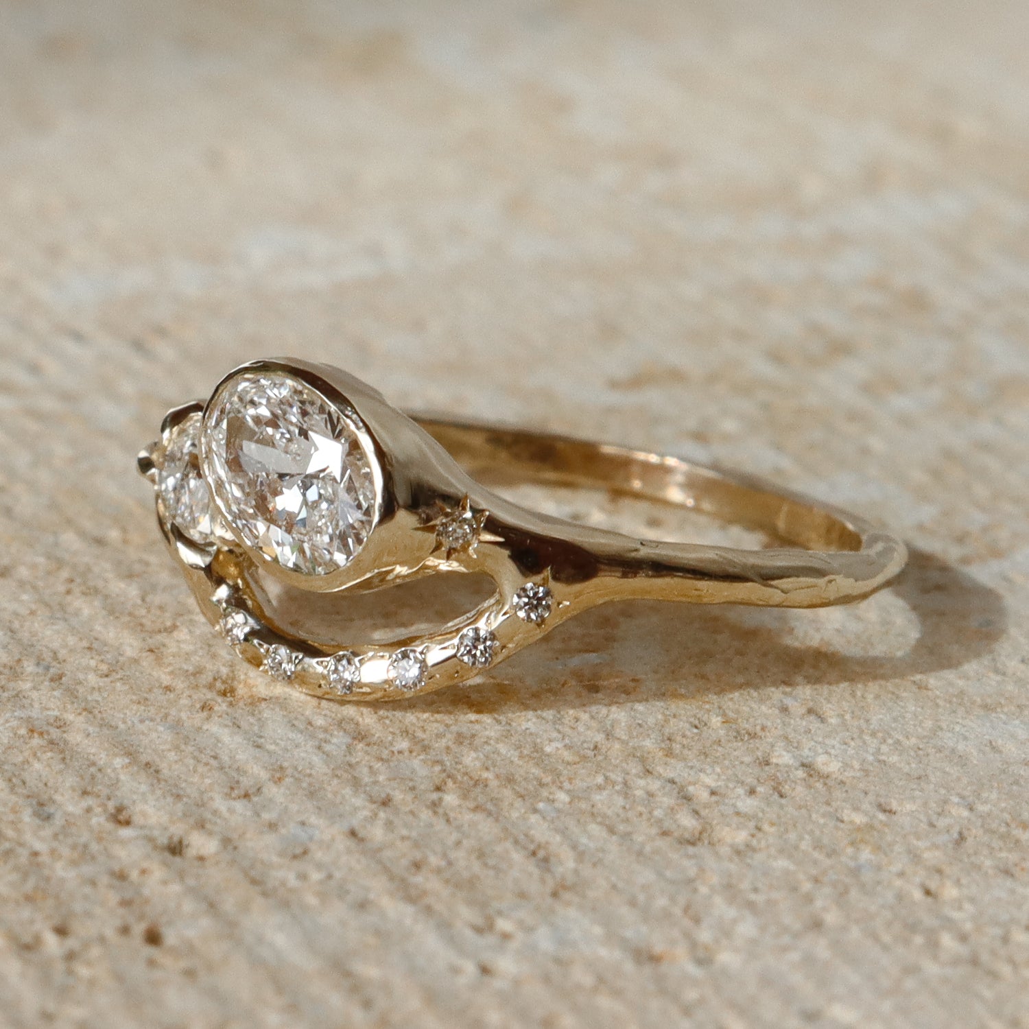 Petite Melusine | Diamonds, 14k Gold