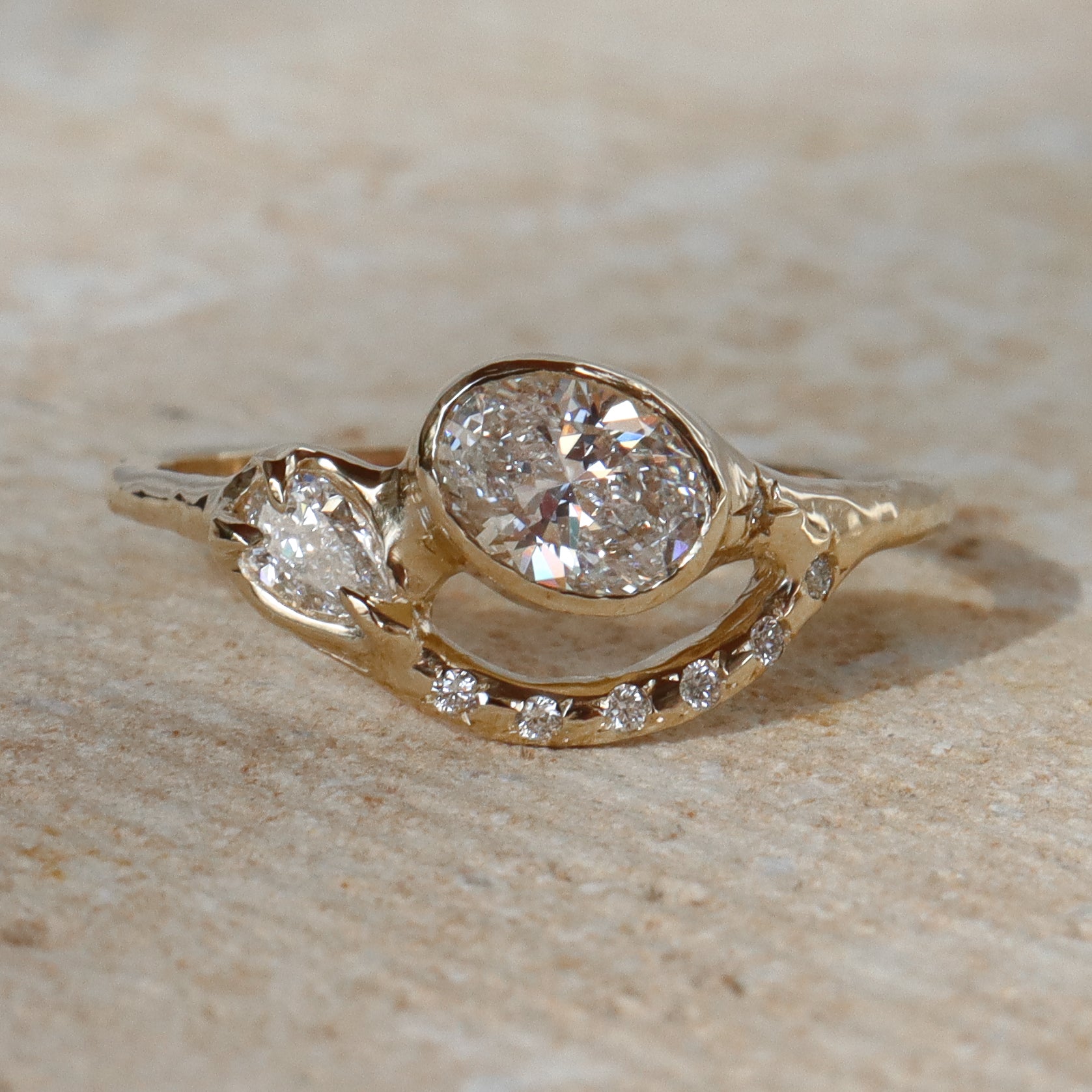 Petite Melusine | Diamonds, 14k Gold