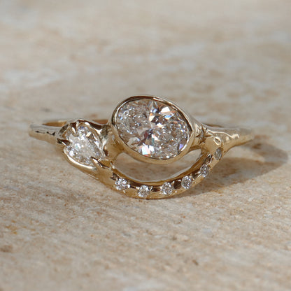 Petite Melusine | Diamonds, 14k Gold