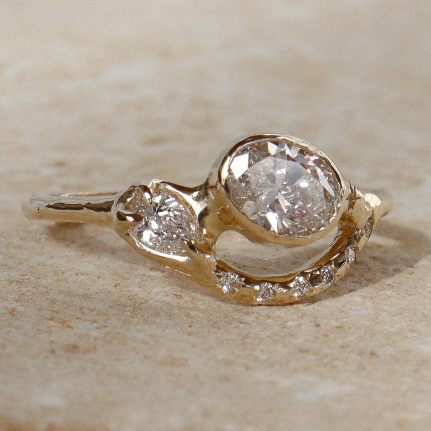 Petite Melusine | Diamonds, 14k Gold