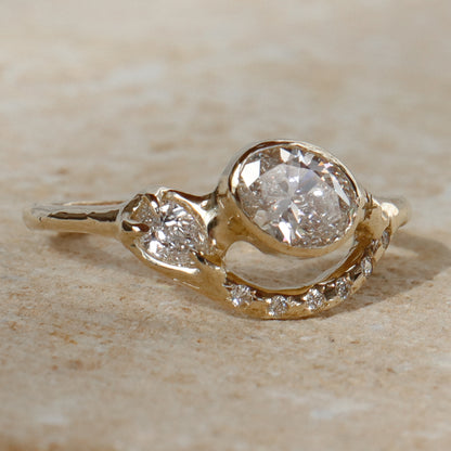 Petite Melusine | Diamonds, 14k Gold