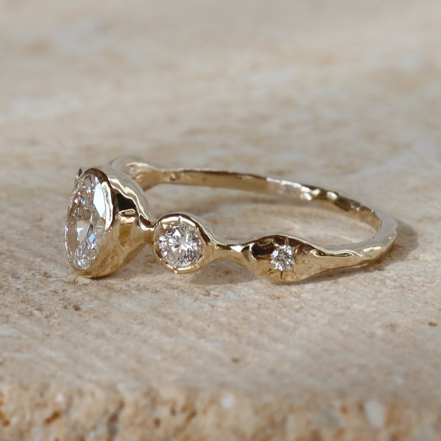 The Naiad Ring | Diamonds, 14k Gold