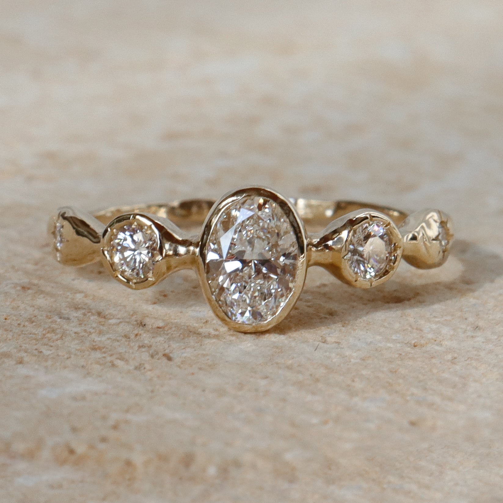 The Naiad Ring | Diamonds, 14k Gold