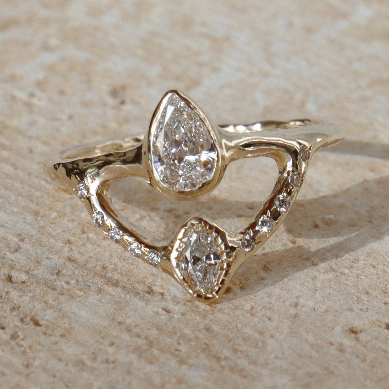 The Reflections Ring | Diamonds, 14k Gold
