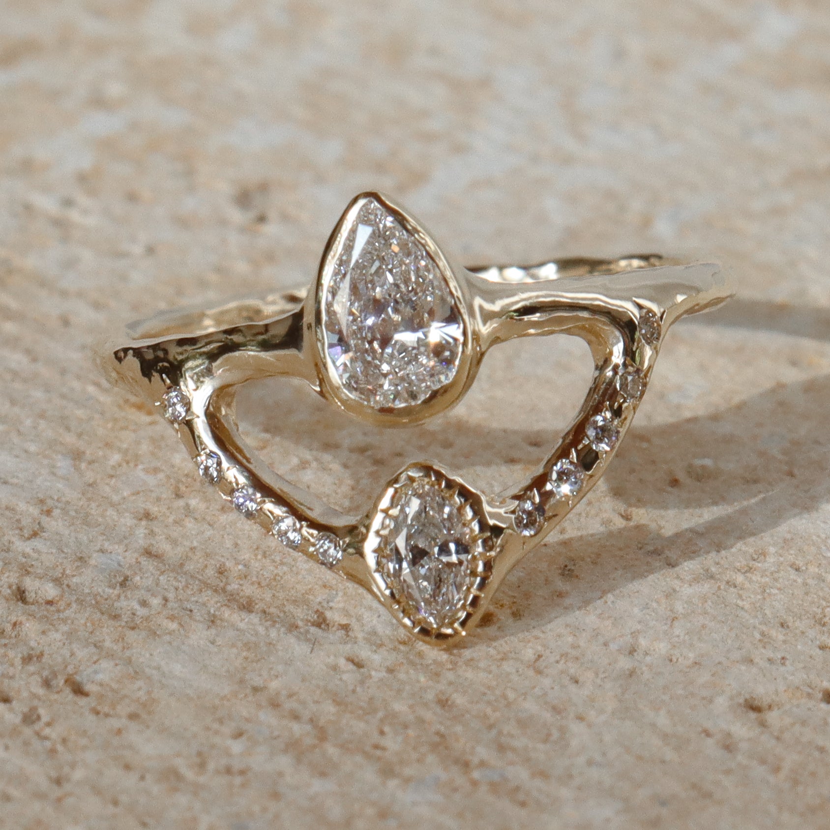 The Reflections Ring | Diamonds, 14k Gold