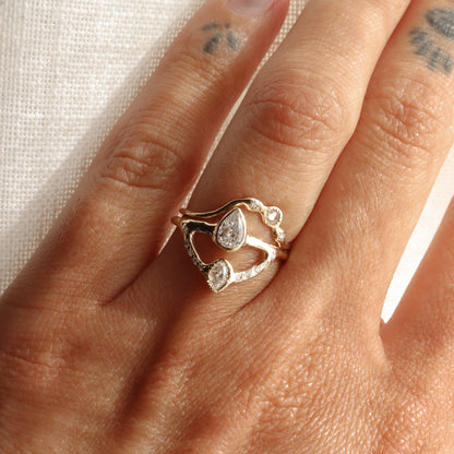 The Reflections Ring | Diamonds, 14k Gold