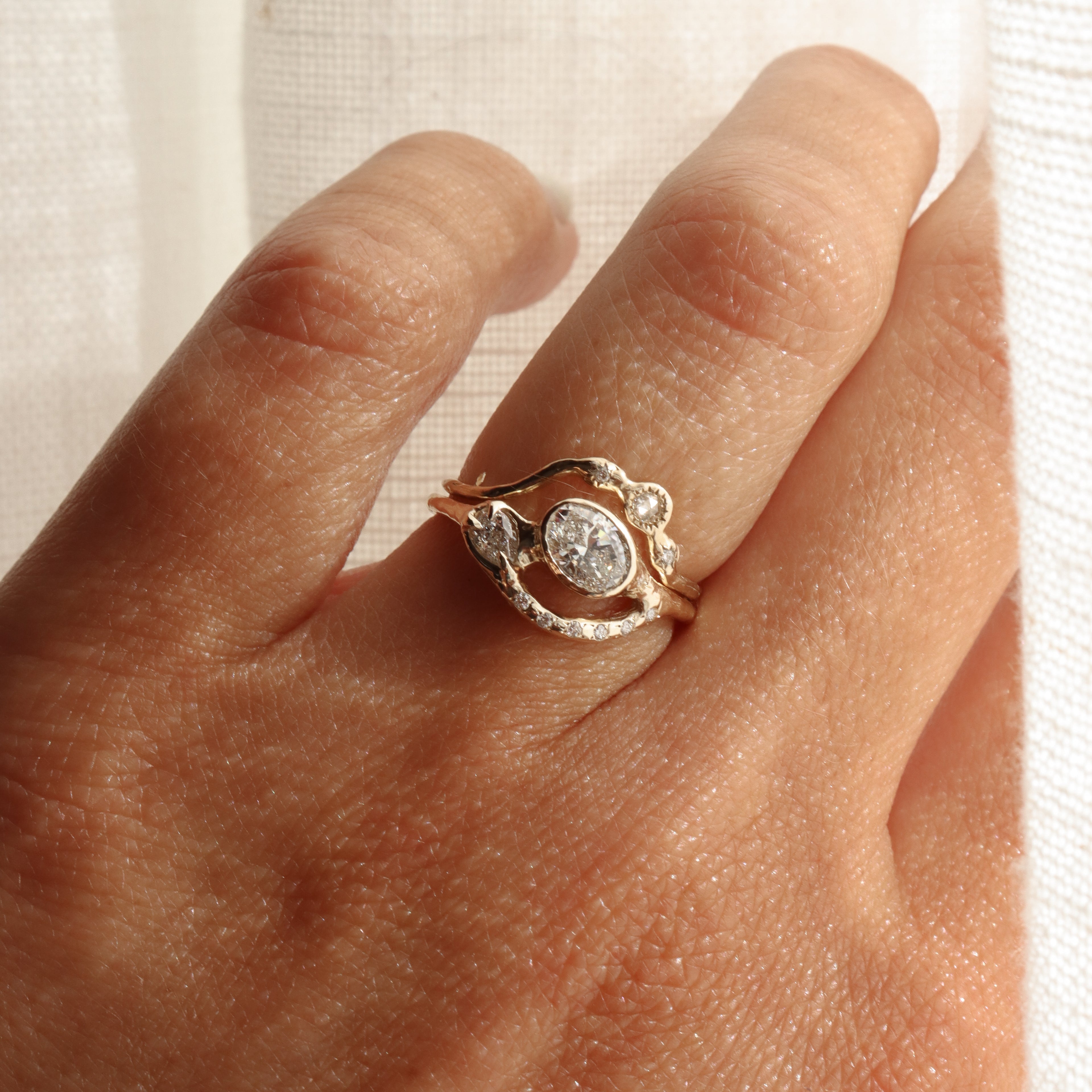 Petite Melusine | Diamonds, 14k Gold