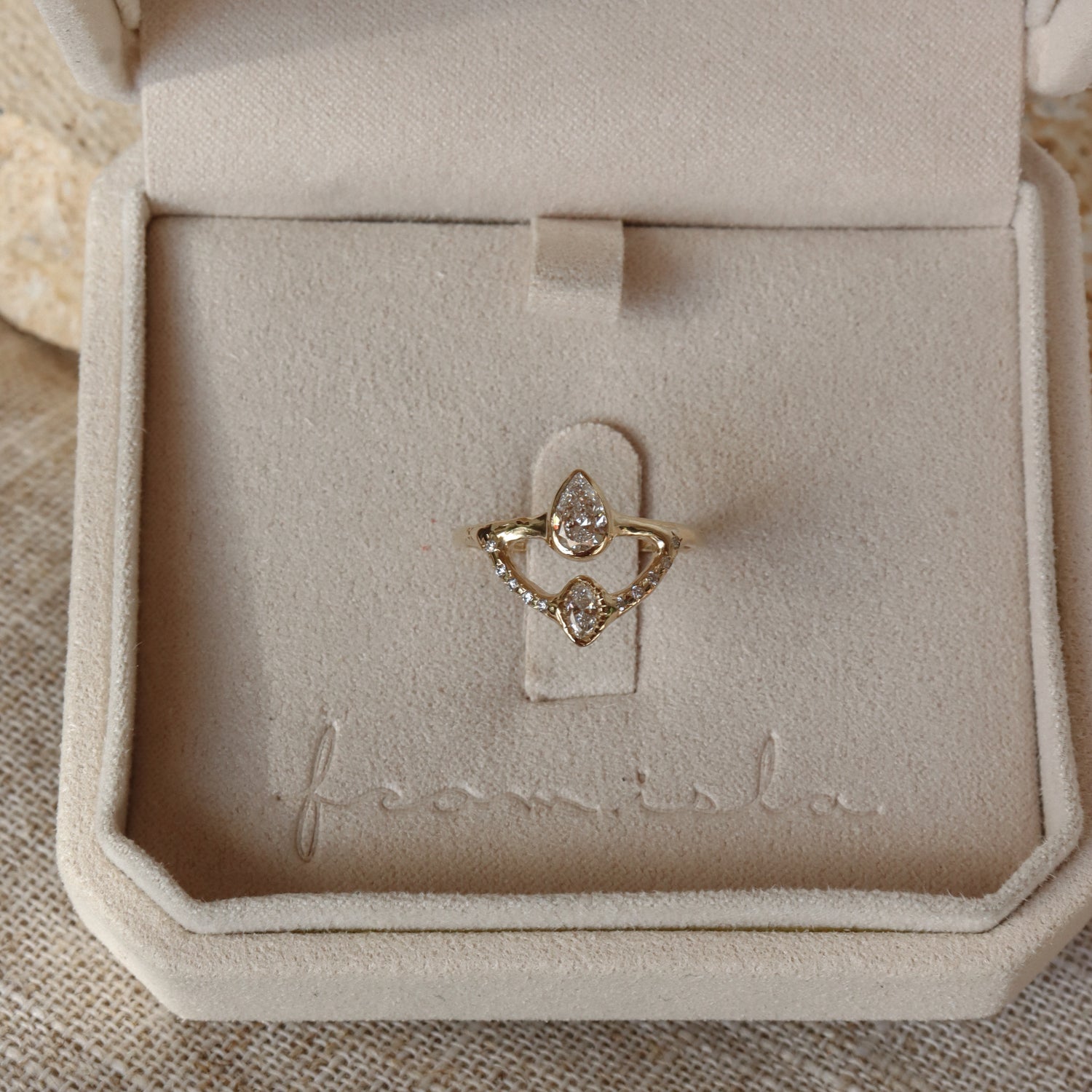 The Reflections Ring | Diamonds, 14k Gold