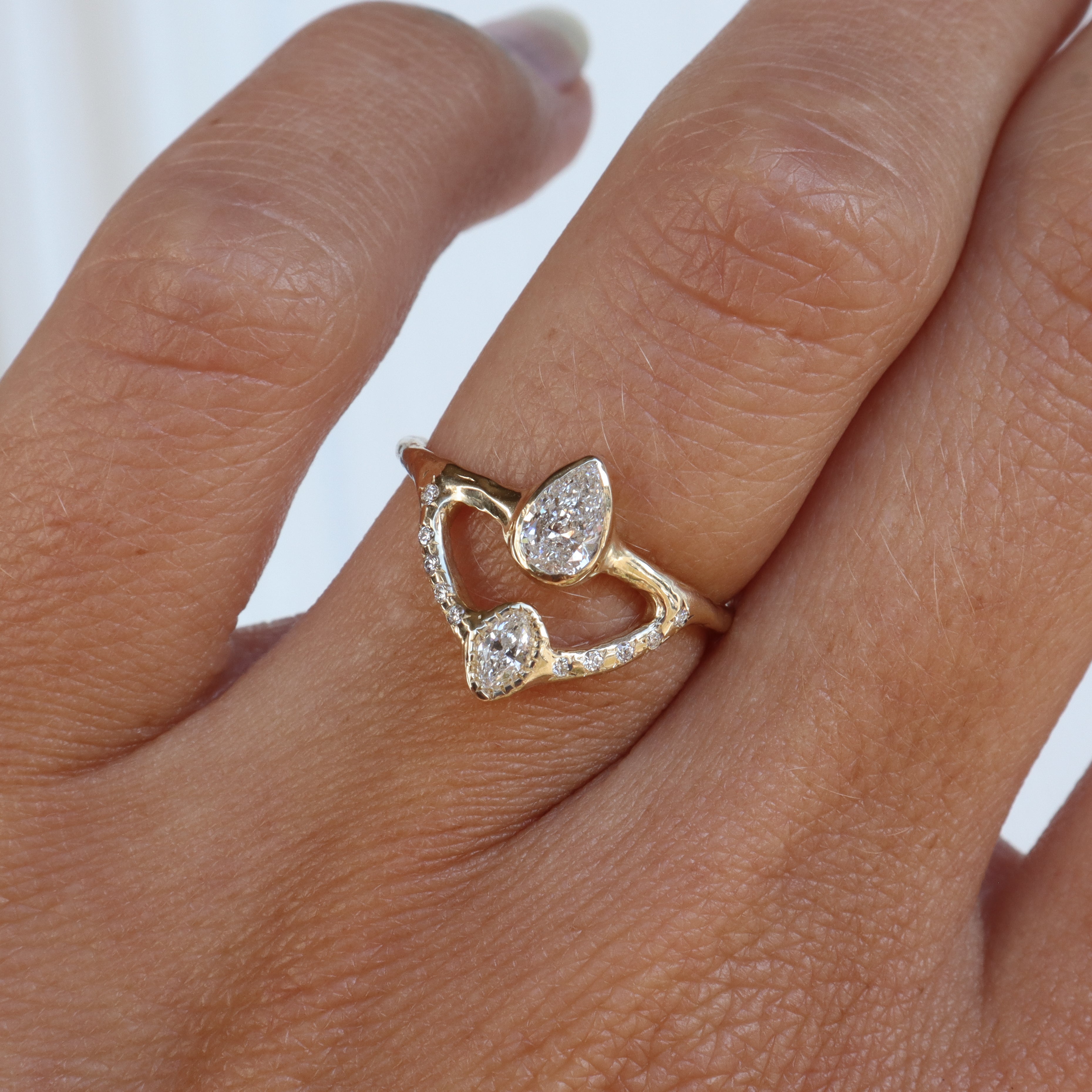 The Reflections Ring | Diamonds, 14k Gold