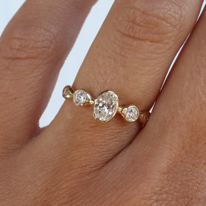 The Naiad Ring | Diamonds, 14k Gold