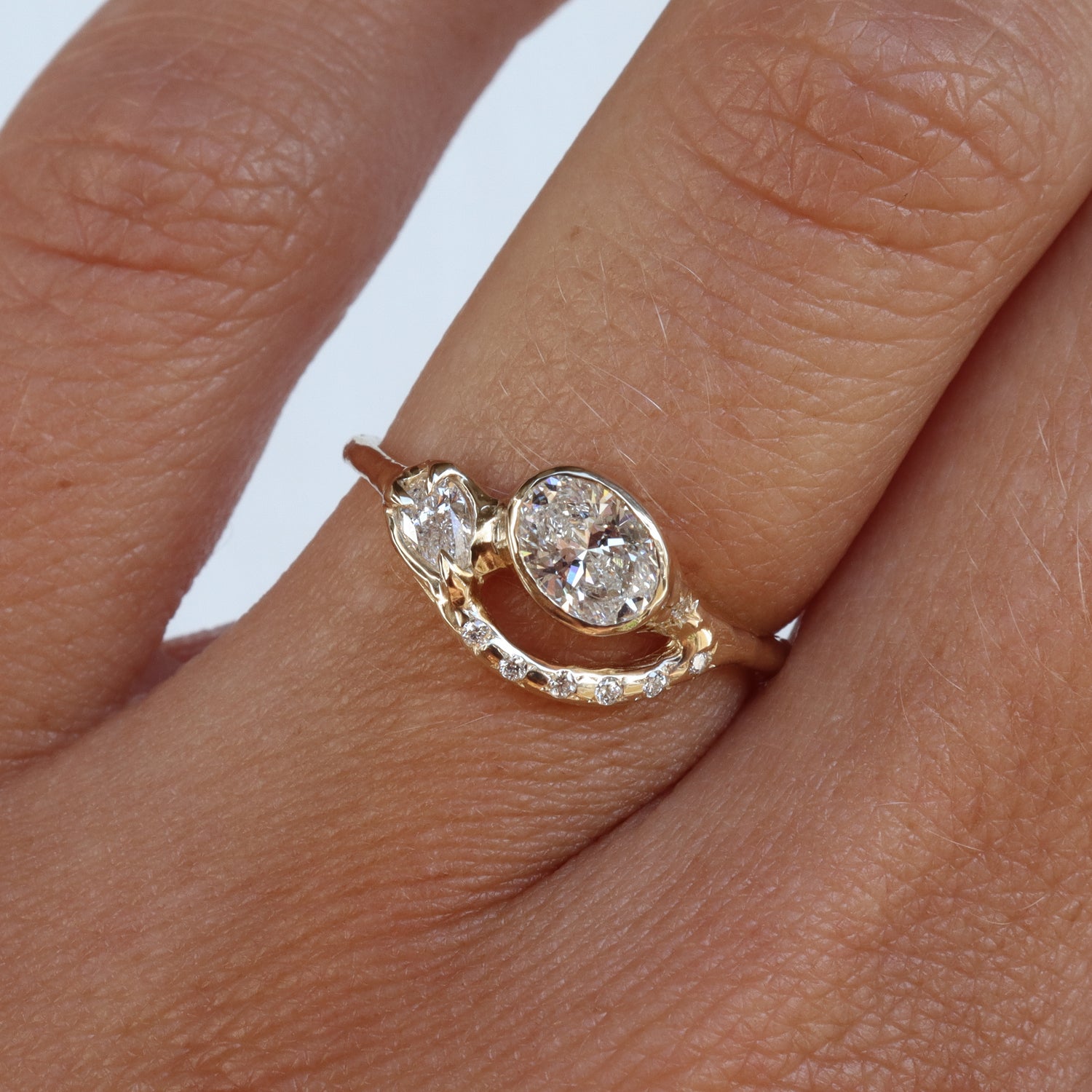 Petite Melusine | Diamonds, 14k Gold