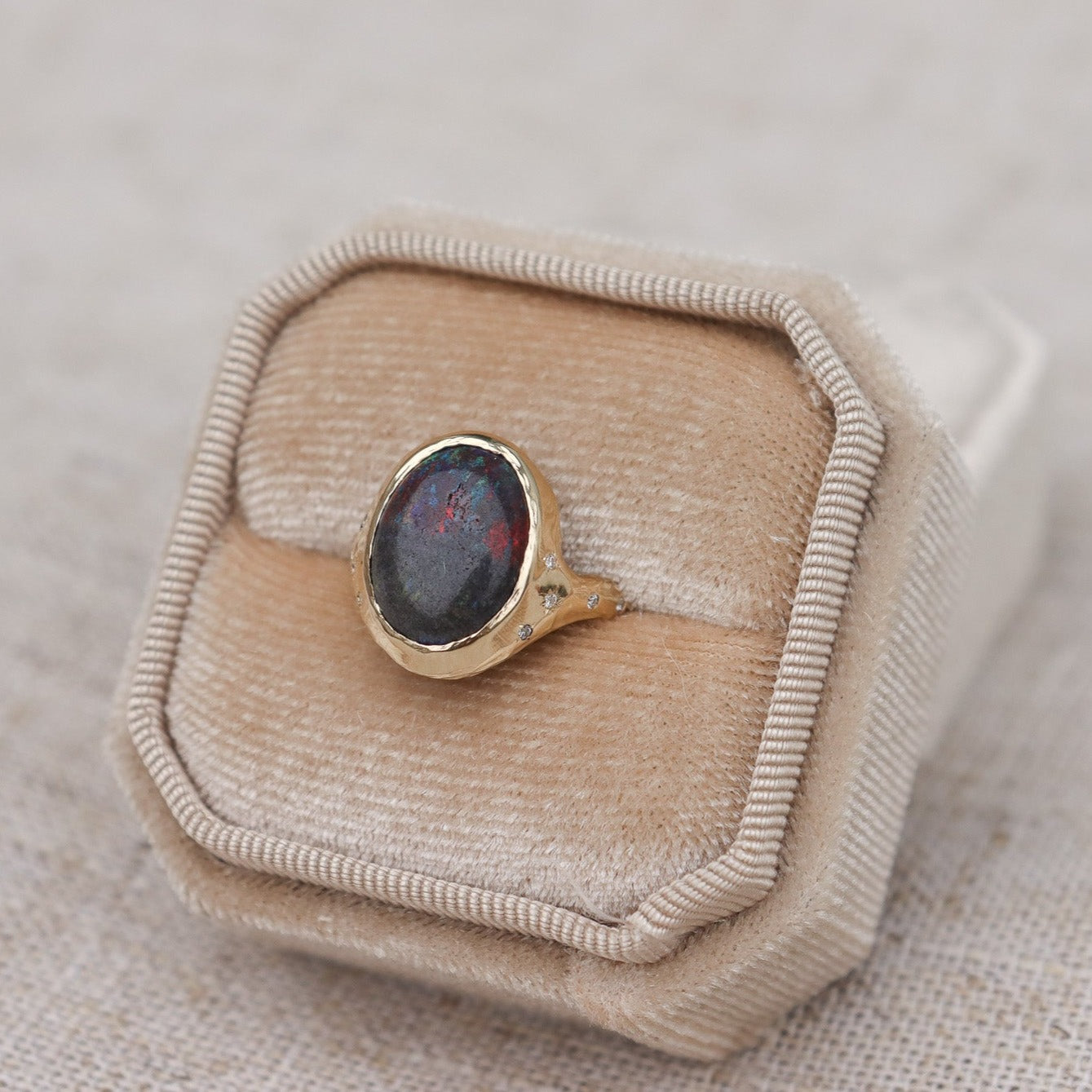 Custom Opal Ring and Pendant