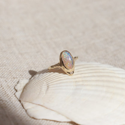 Illumination Ring III | Opal, Diamond, 14k Gold