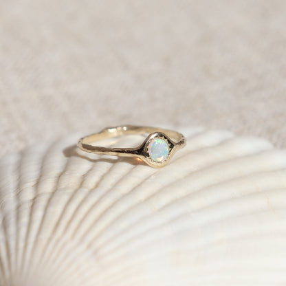The Asrai Ring | Opal, 14k Gold