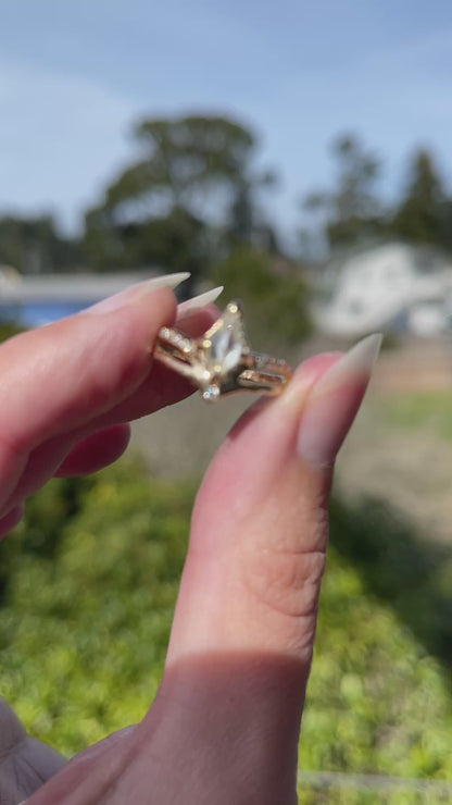 Seraphina | Moonfire Diamond, Diamonds, 14k Gold