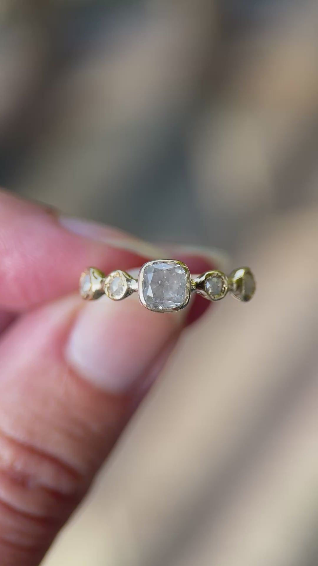 Gwendolyn | Icy Diamonds, 14k Gold