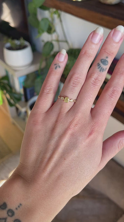 Naiad Ring | GIA Fancy Yellow Diamond, Diamonds, 14k Gold