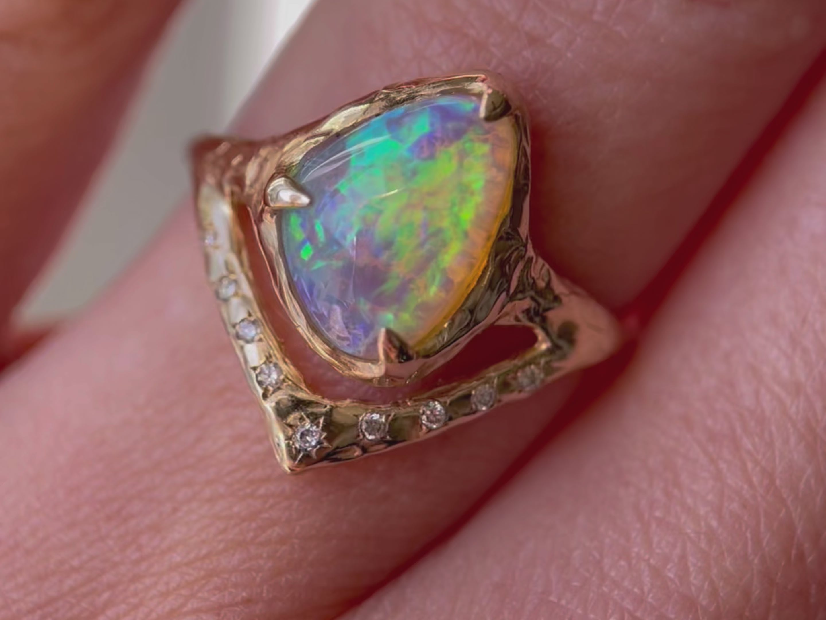 Keeper of Dreams Ring II | Opal, 14k Gold