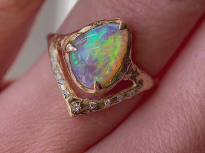 Keeper of Dreams Ring II | Opal, 14k Gold