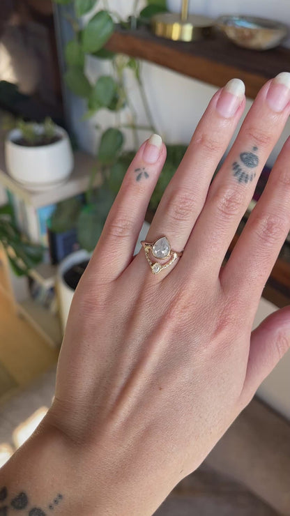 Reflections Ring | Opalescent Diamond, Diamonds, 14k Gold