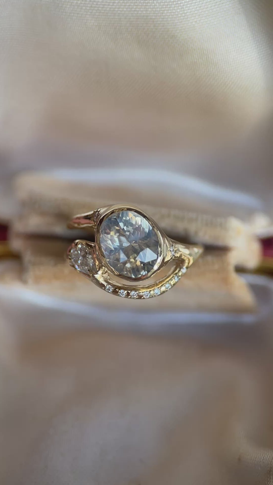 Melusine | Sapphire, Diamonds, 14k Gold