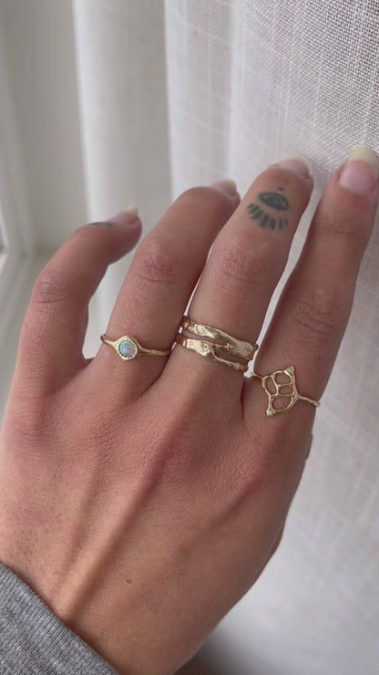 The Stardust Band | Diamonds, 14k Gold