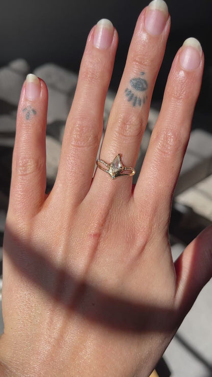 Seraphina | Moonfire Diamond, Diamonds, 14k Gold