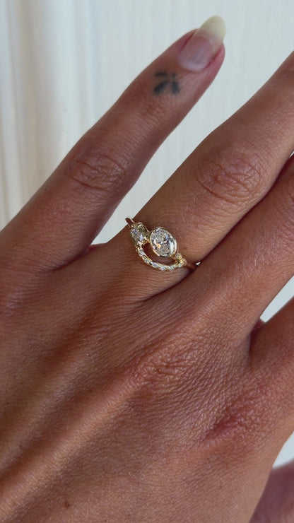 Petite Melusine | Diamonds, 14k Gold