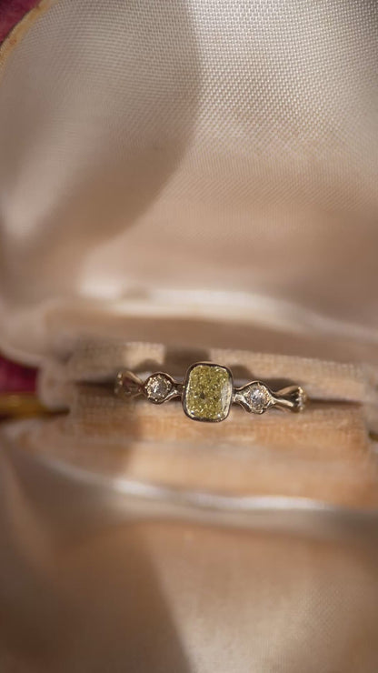 Naiad Ring | GIA Fancy Yellow Diamond, Diamonds, 14k Gold