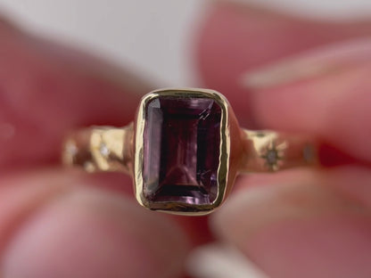 Ametrine Ethereal Dream Ring | Ametrine, Diamonds, 14k Gold