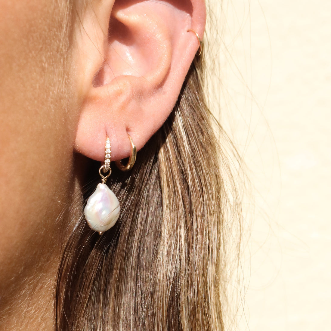 Baroque Pearl Charm