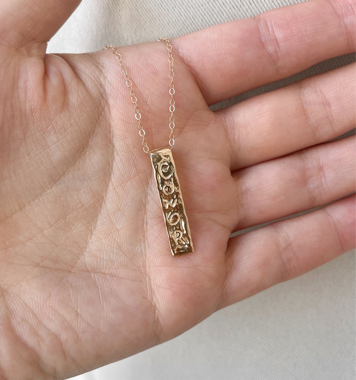 Custom Name Plate Necklace