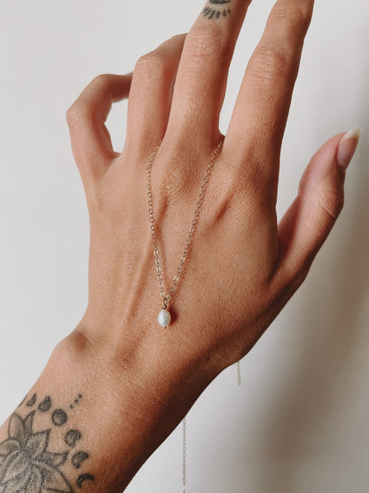 Tiny Pearl Charm